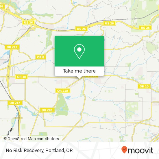 No Risk Recovery map