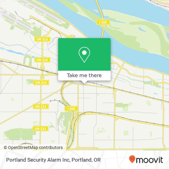 Mapa de Portland Security Alarm Inc