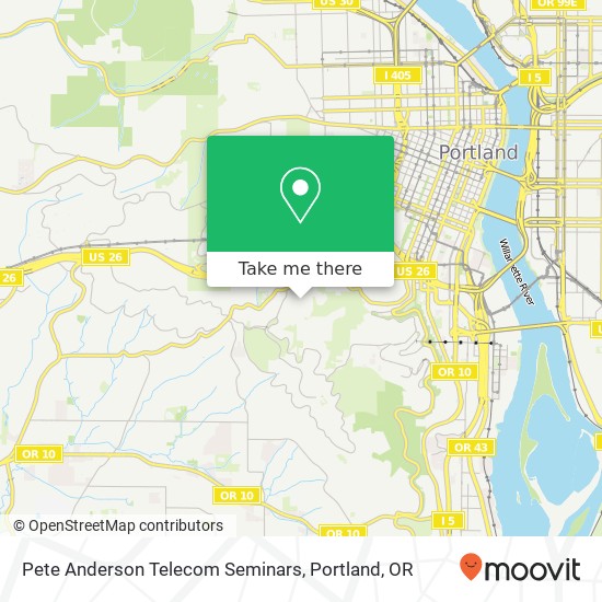 Pete Anderson Telecom Seminars map