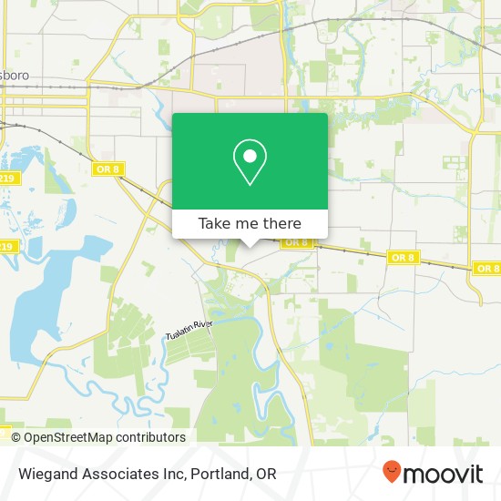Wiegand Associates Inc map