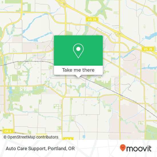 Mapa de Auto Care Support