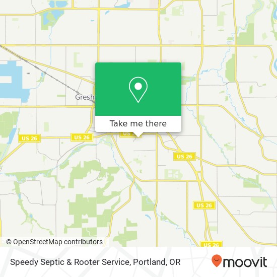 Mapa de Speedy Septic & Rooter Service