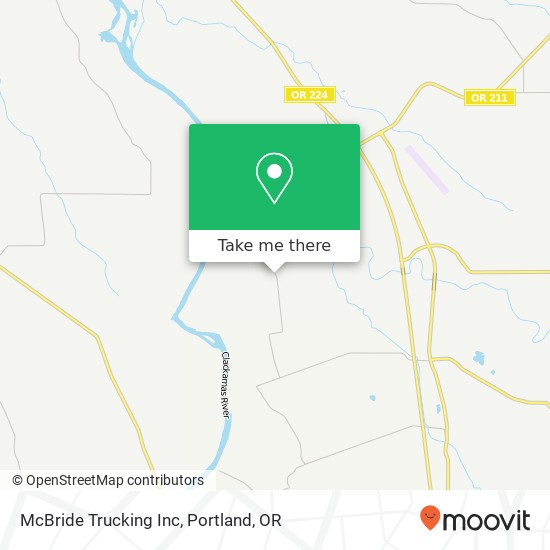 McBride Trucking Inc map