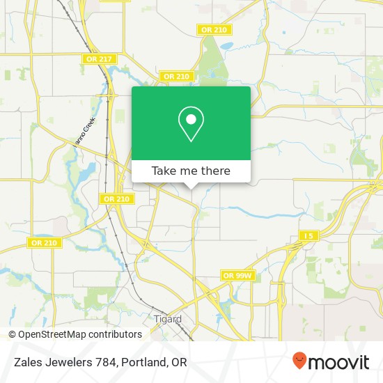 Zales Jewelers 784 map