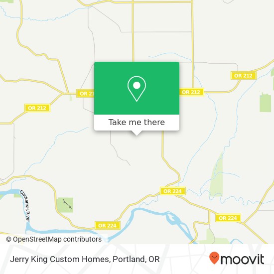 Mapa de Jerry King Custom Homes