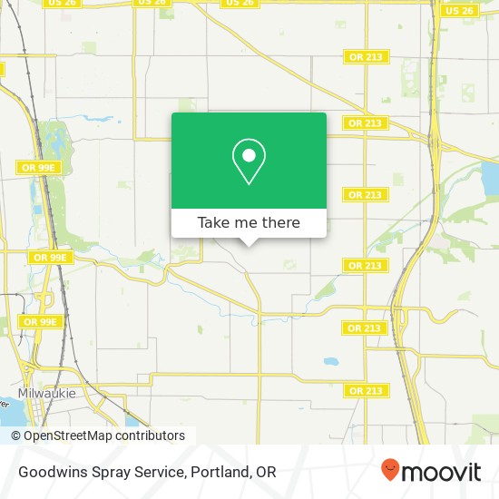 Goodwins Spray Service map