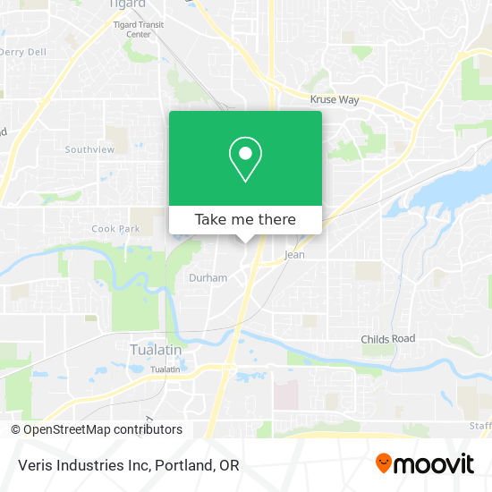 Veris Industries Inc map