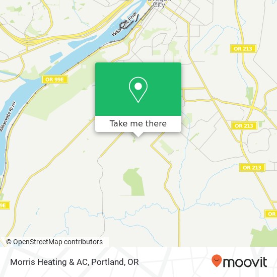 Mapa de Morris Heating & AC