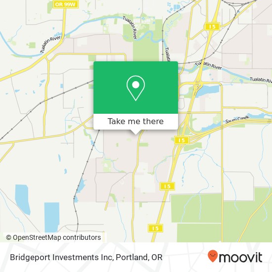 Bridgeport Investments Inc map