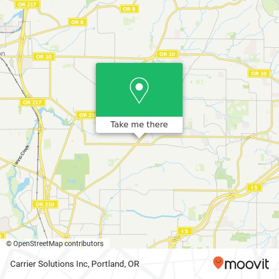 Carrier Solutions Inc map