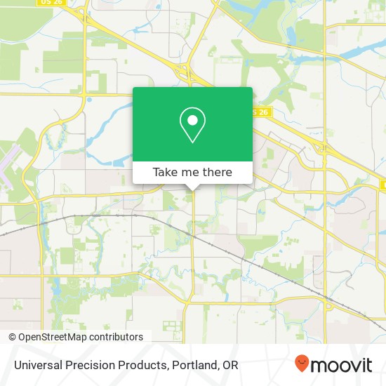 Mapa de Universal Precision Products