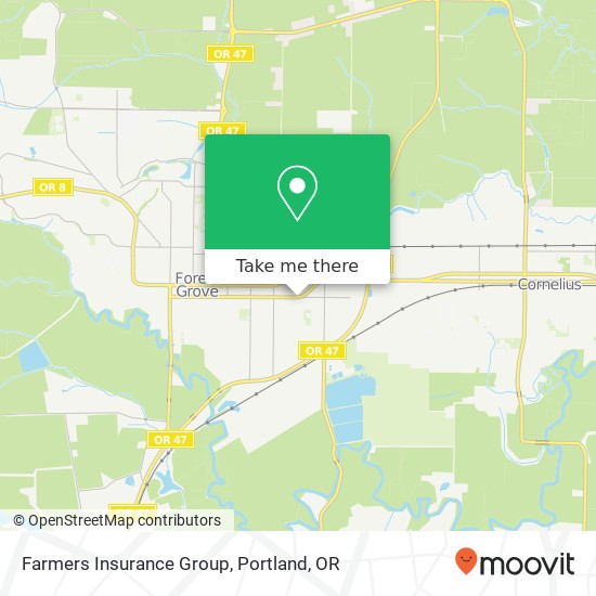 Farmers Insurance Group map