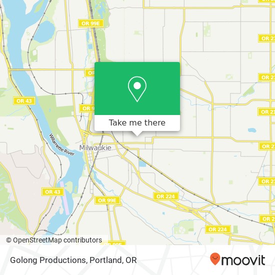 Golong Productions map