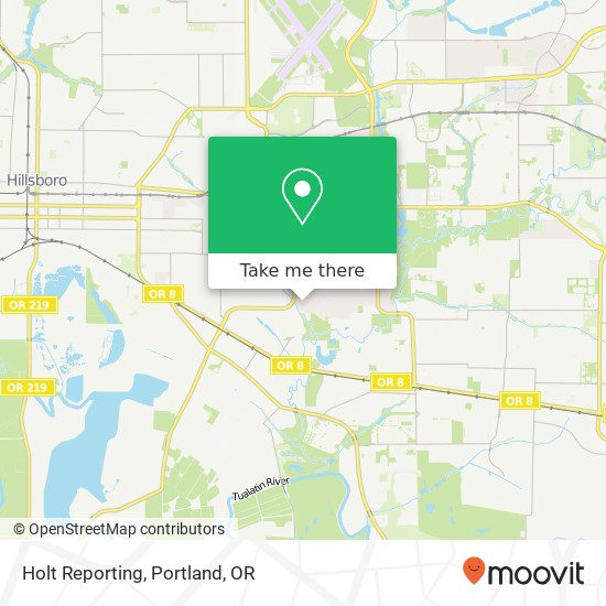 Holt Reporting map