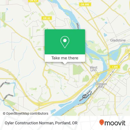 Mapa de Oyler Construction Norman