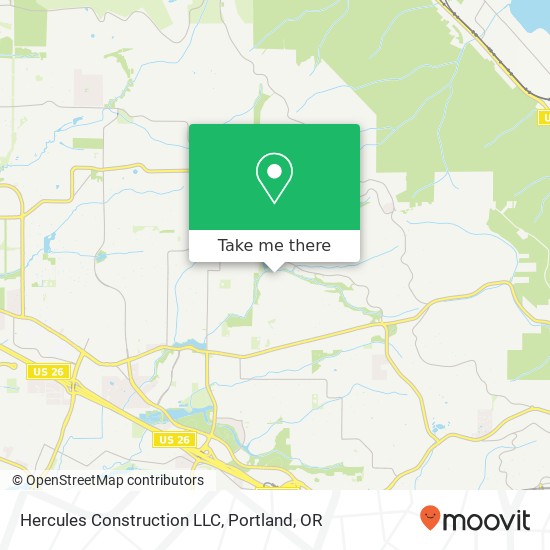 Mapa de Hercules Construction LLC