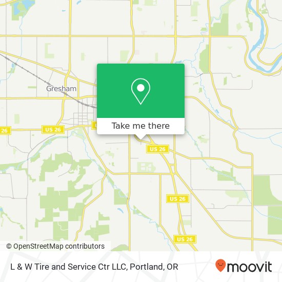 L & W Tire and Service Ctr LLC map