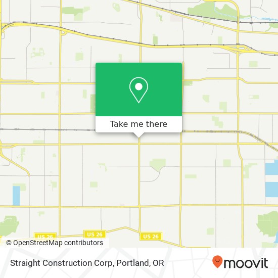 Mapa de Straight Construction Corp