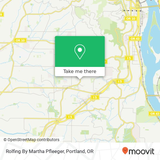 Mapa de Rolfing By Martha Pfleeger