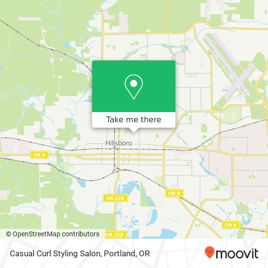 Casual Curl Styling Salon map