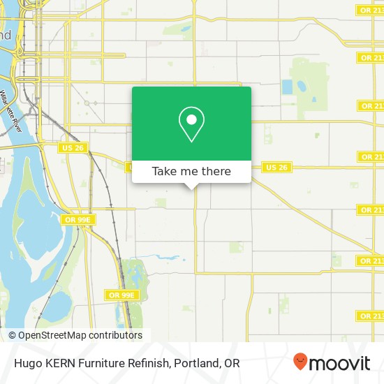 Hugo KERN Furniture Refinish map