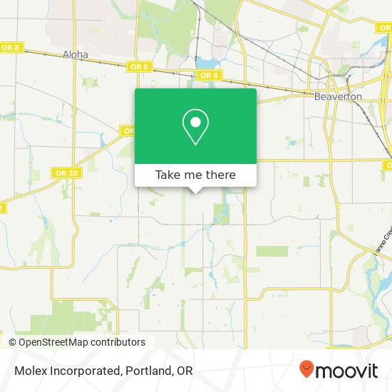 Mapa de Molex Incorporated