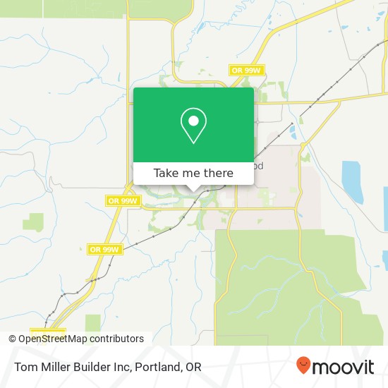 Mapa de Tom Miller Builder Inc