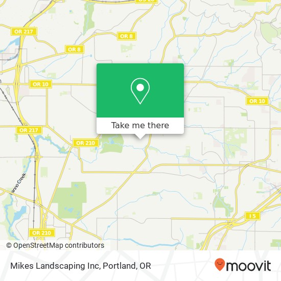 Mikes Landscaping Inc map