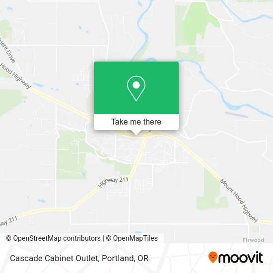Cascade Cabinet Outlet map