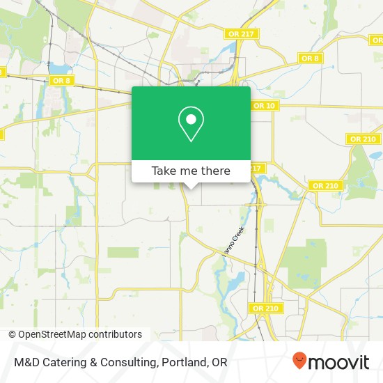 Mapa de M&D Catering & Consulting