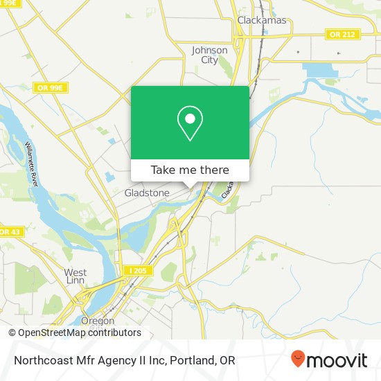 Mapa de Northcoast Mfr Agency II Inc