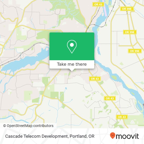 Mapa de Cascade Telecom Development