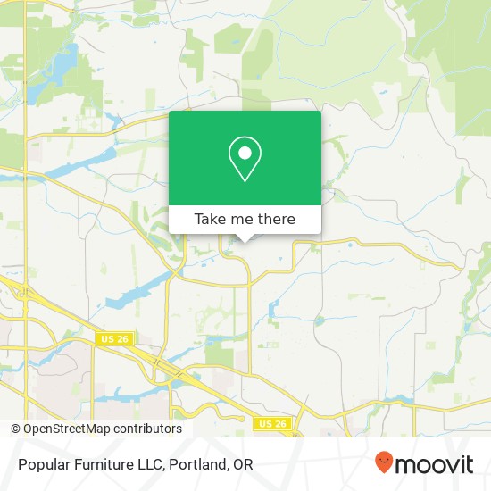 Mapa de Popular Furniture LLC