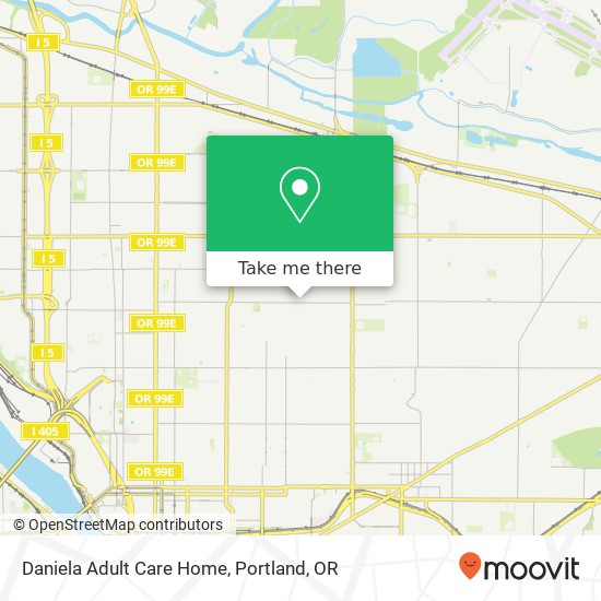 Mapa de Daniela Adult Care Home