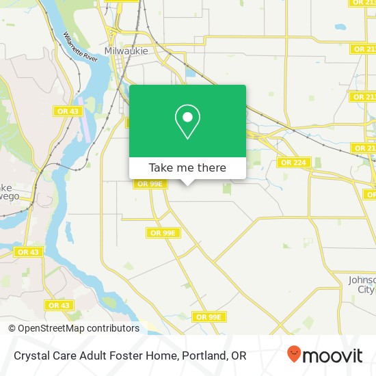 Mapa de Crystal Care Adult Foster Home