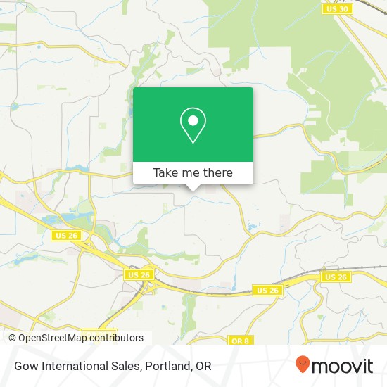 Mapa de Gow International Sales