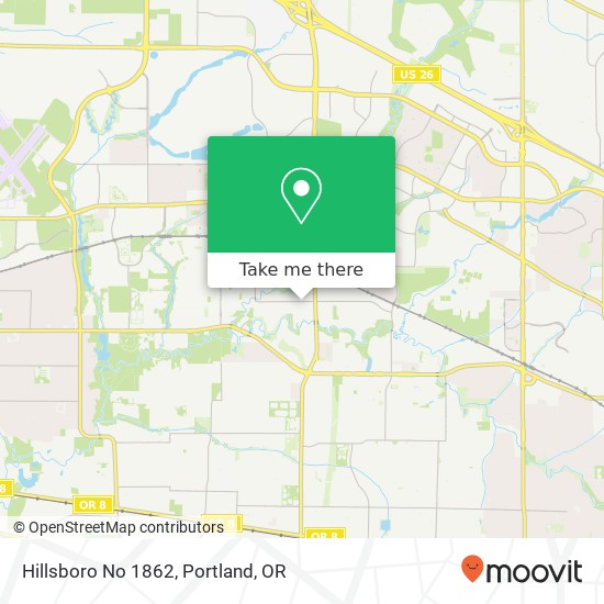 Mapa de Hillsboro No 1862