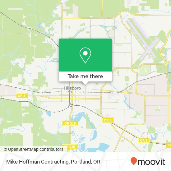 Mike Hoffman Contracting map