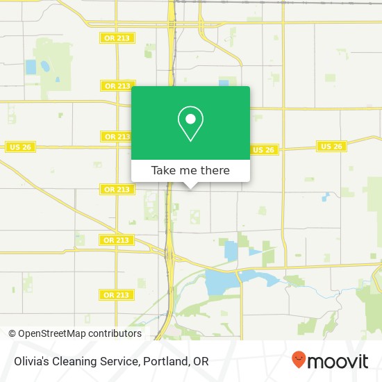 Olivia's Cleaning Service map