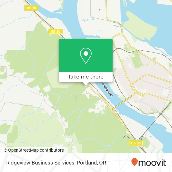 Ridgeview Business Services map