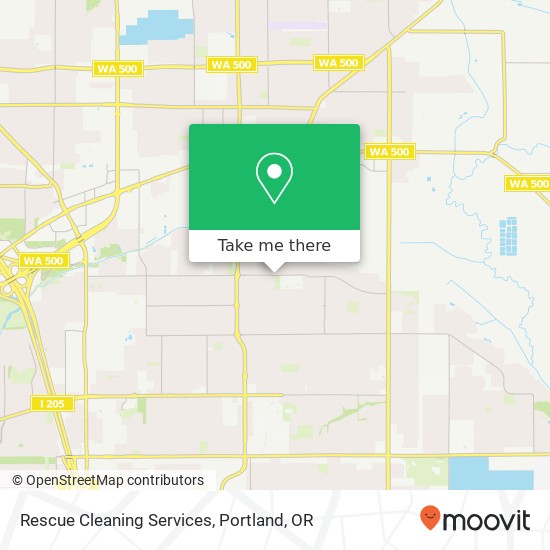 Mapa de Rescue Cleaning Services