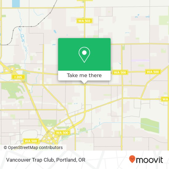 Vancouver Trap Club map