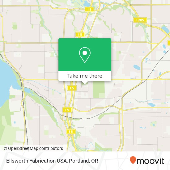 Mapa de Ellsworth Fabrication USA