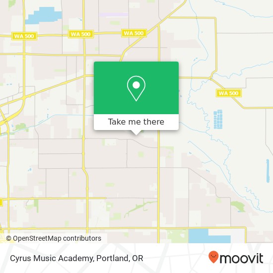 Mapa de Cyrus Music Academy