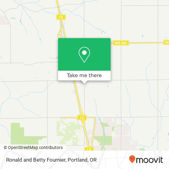 Ronald and Betty Fournier map