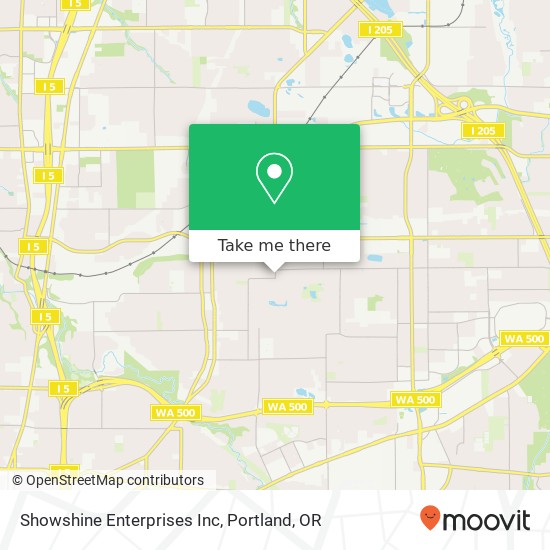 Showshine Enterprises Inc map