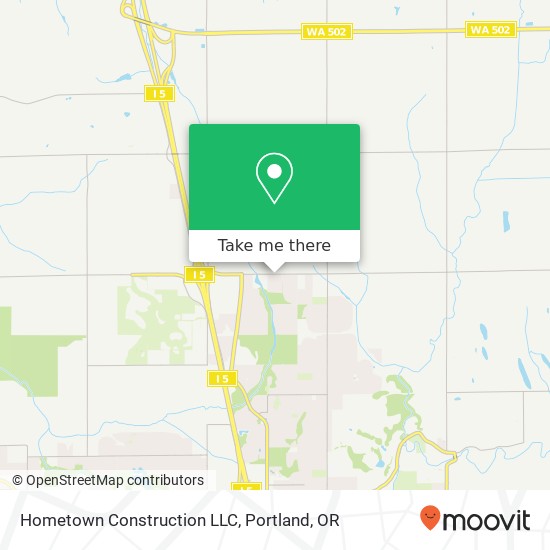 Mapa de Hometown Construction LLC