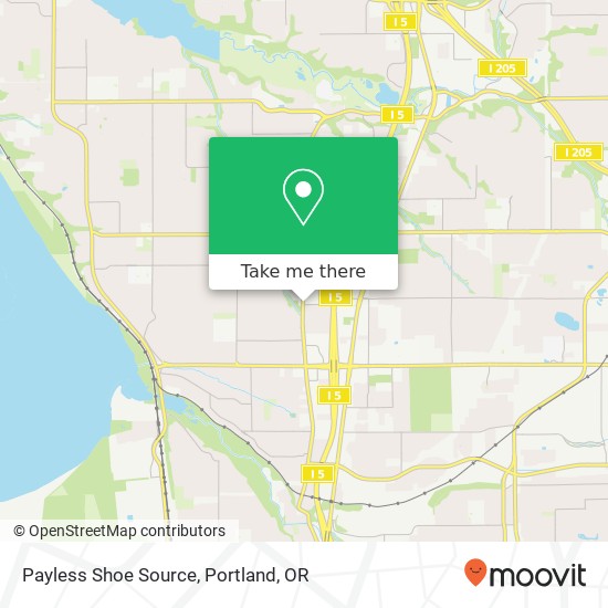 Mapa de Payless Shoe Source