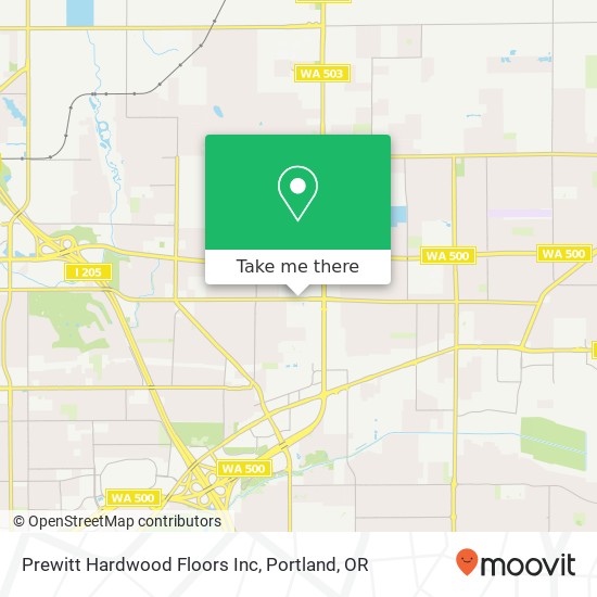 Mapa de Prewitt Hardwood Floors Inc