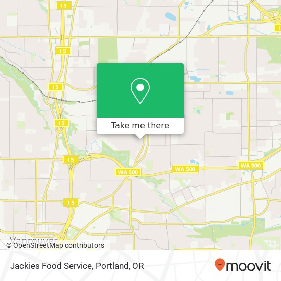 Mapa de Jackies Food Service